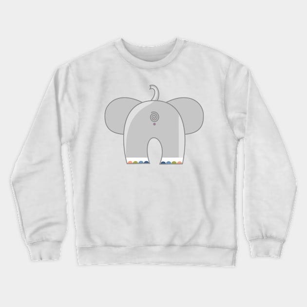 Rainbow elephant Crewneck Sweatshirt by Aurealis